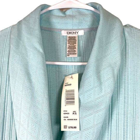 DKNY Wrap Dress Size P/S Wonder Blue Style:429433 New w/Tags - Picture 10 of 12